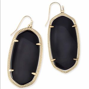 Kendra Scott Danielle Earrings Black Opaque